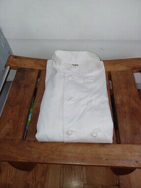 Chef Jacket With Knot Buttons- White by Cintas